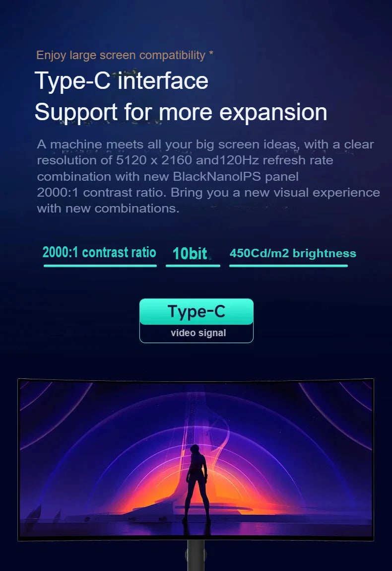 40-inch 5K2K 120Hz Curved UltraWide Gaming Monitor