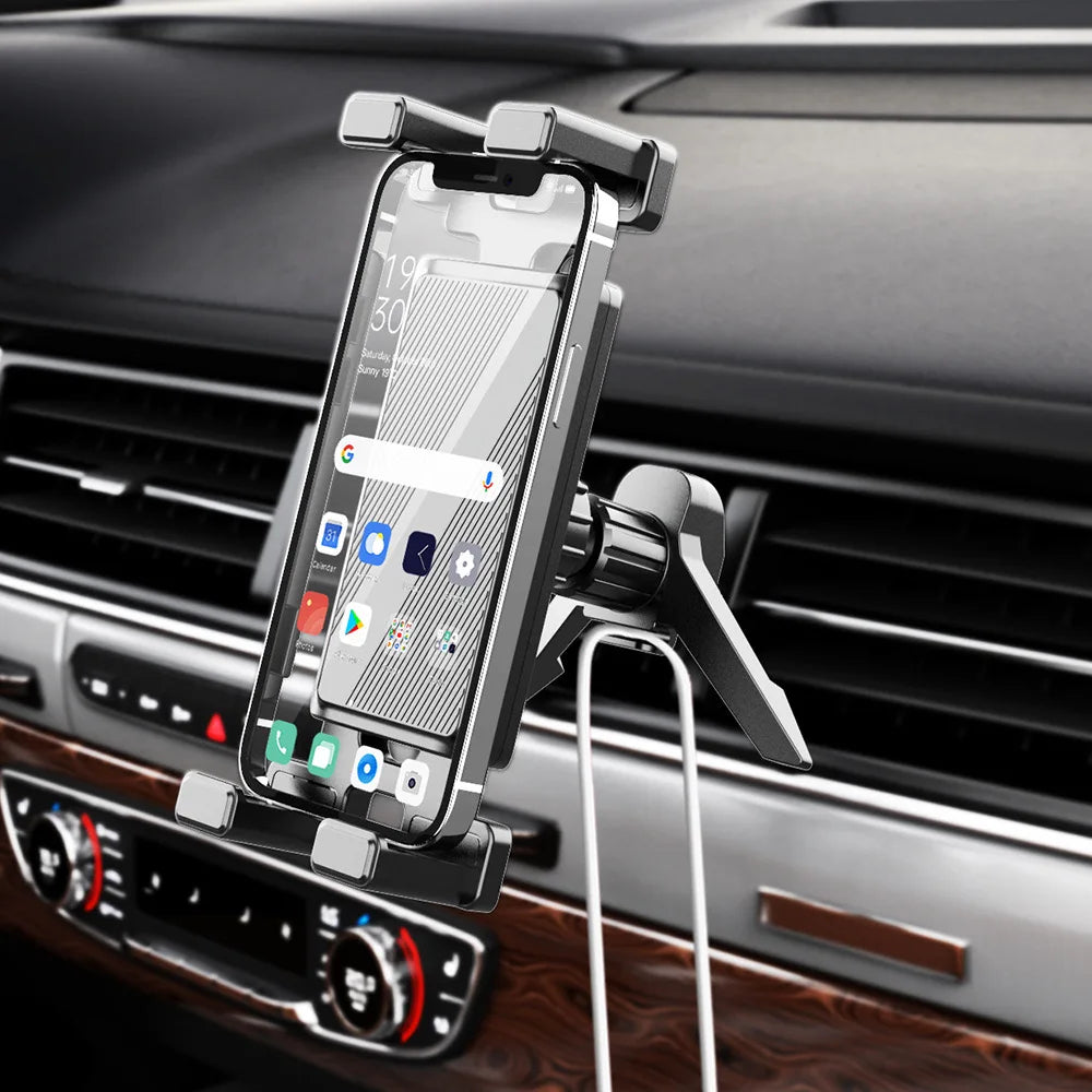 Universal 360° Car Air‑Vent Tablet Holder