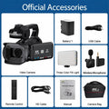 4K 64MP WiFi Vlogging Camcorder with Night Vision