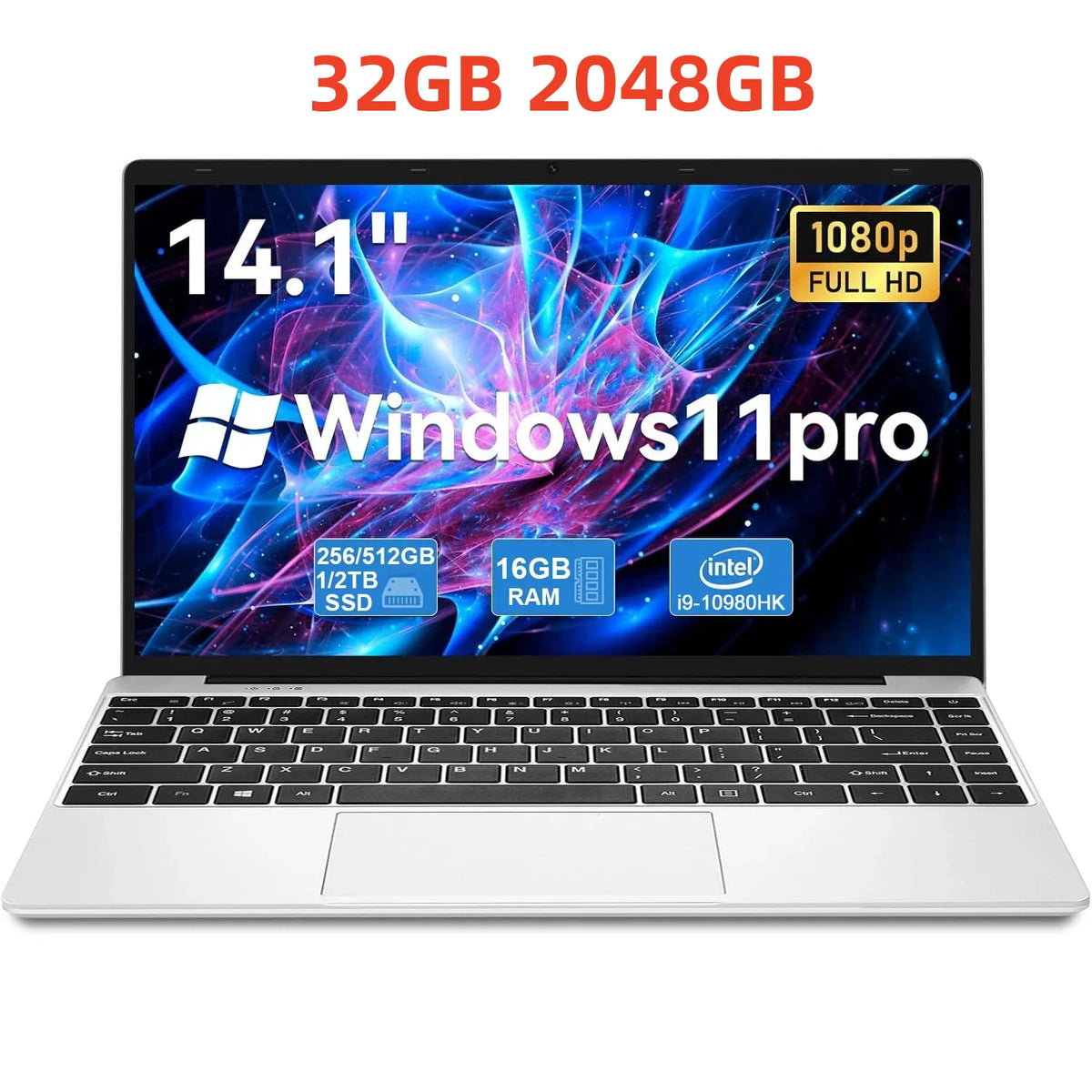 14.1-inch Core i9 Laptop, 32GB RAM & 2TB SSD