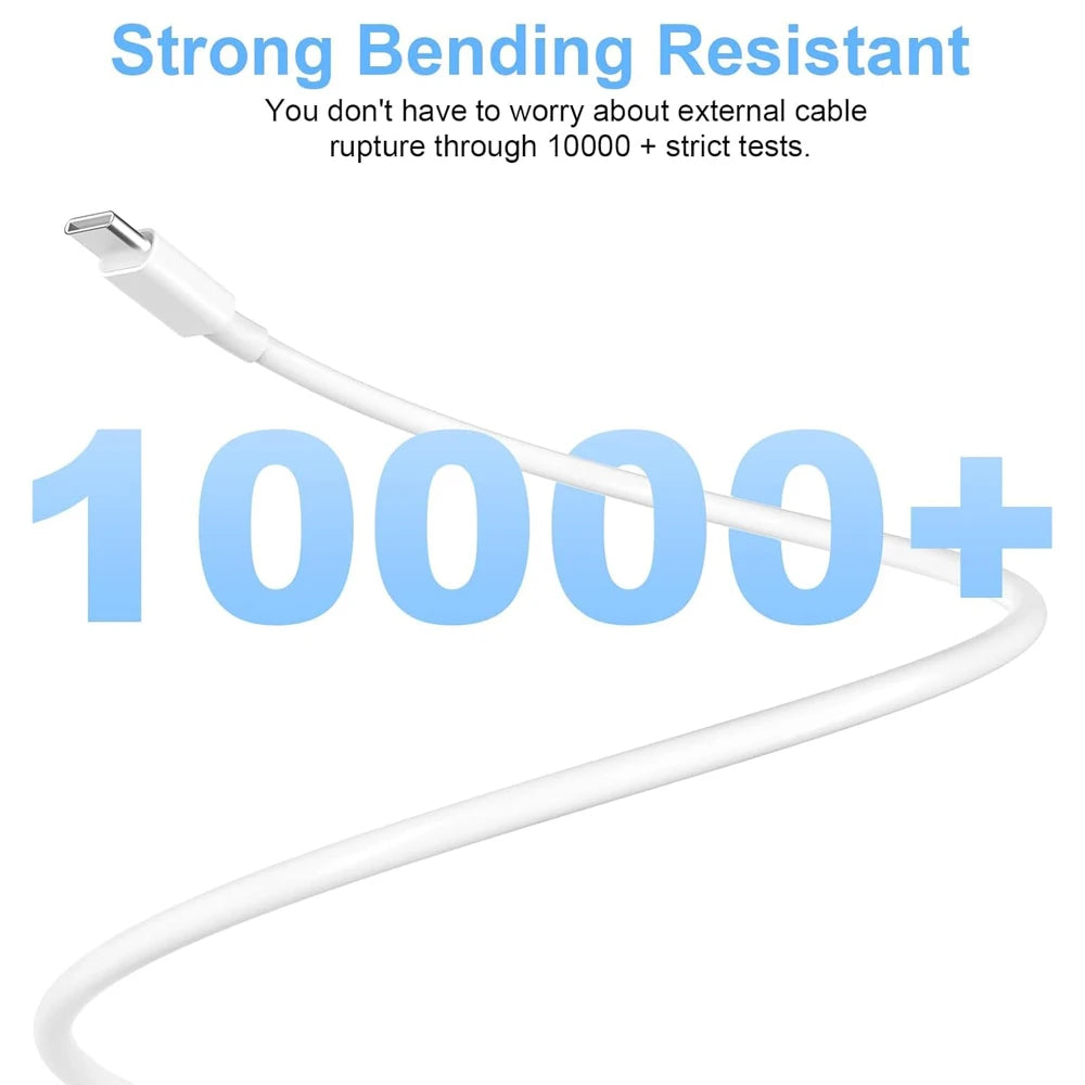 3-Pack 100W USB-C Fast Charging & Data Cables