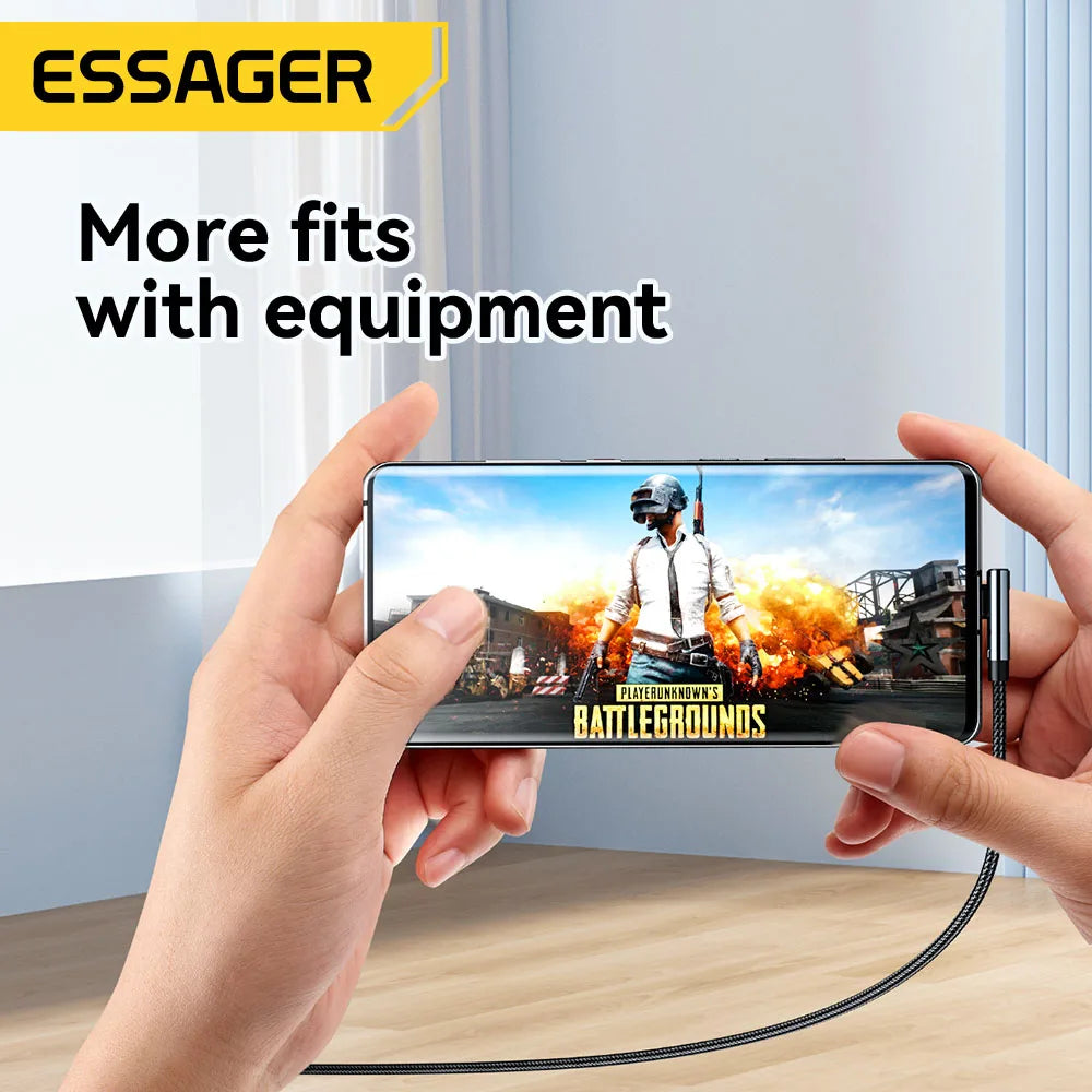 Essager 100W USB-C Fast Charging Cable with LED Display