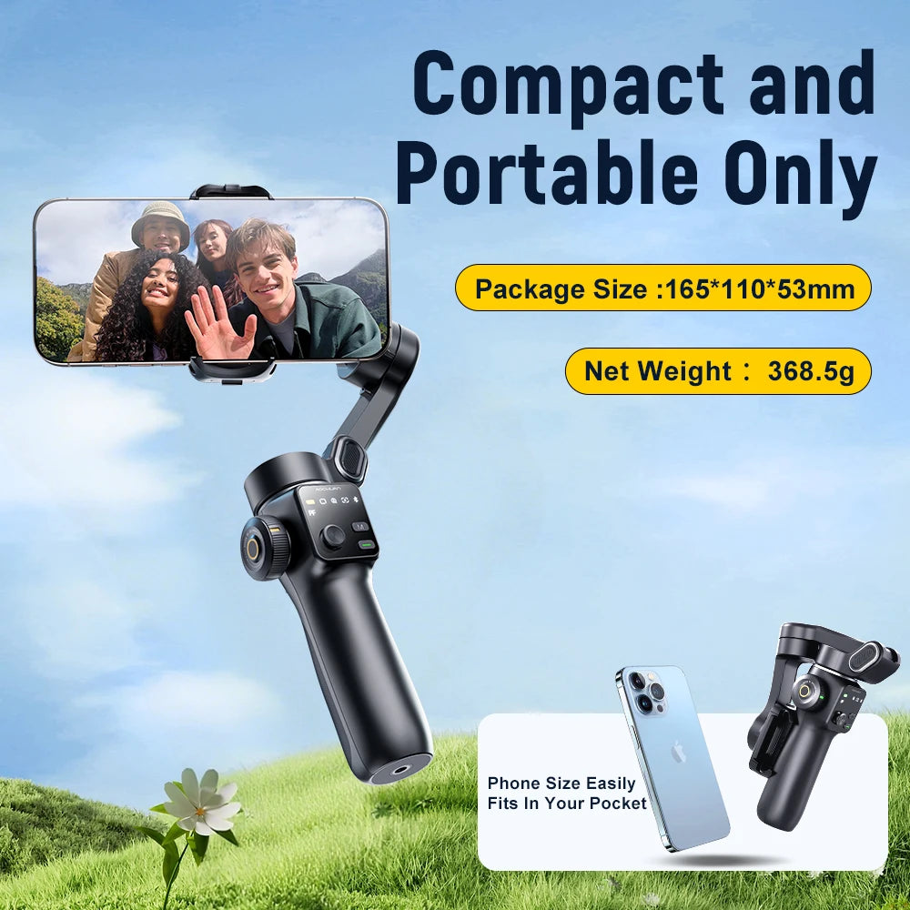 AOCHUAN AI Gimbal Stabilizer & Selfie Stick