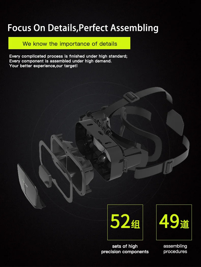 3D VR Headset for Smartphones