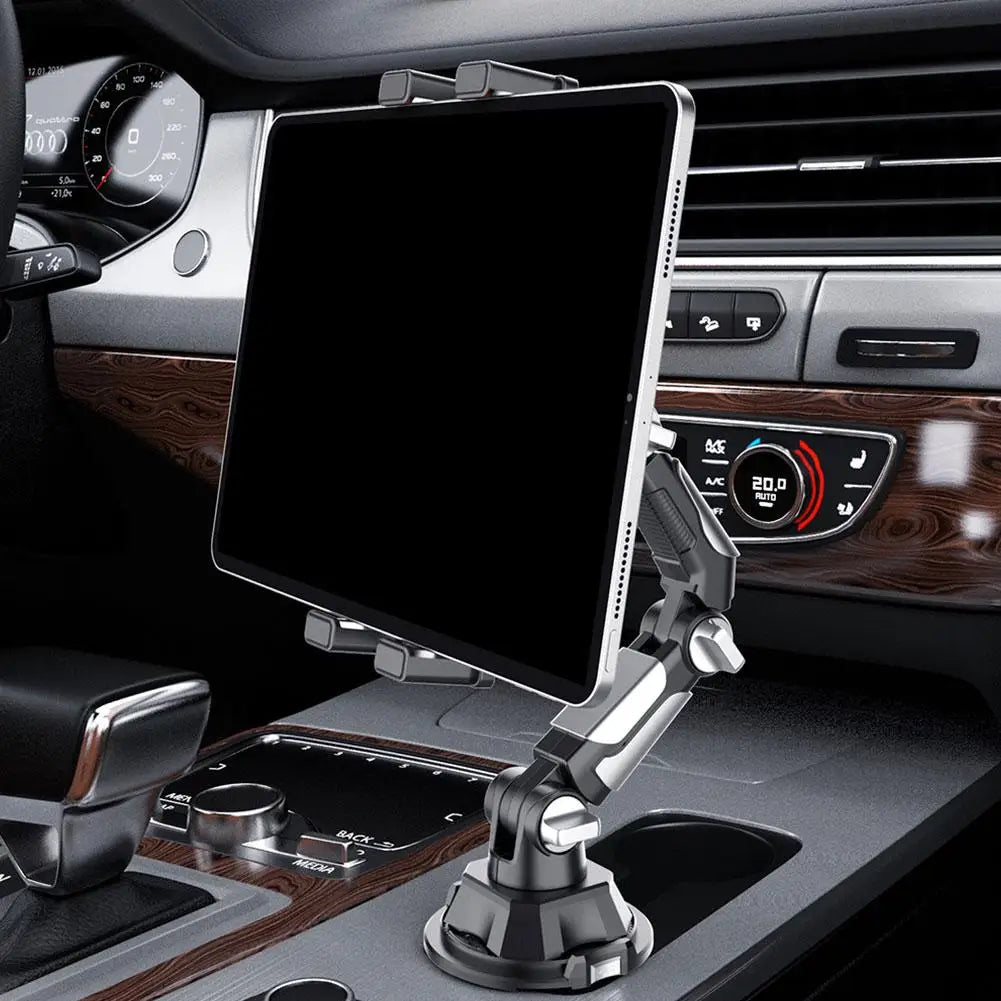 Universal Car Cup Holder Tablet & Phone Mount with Adjustable Arm