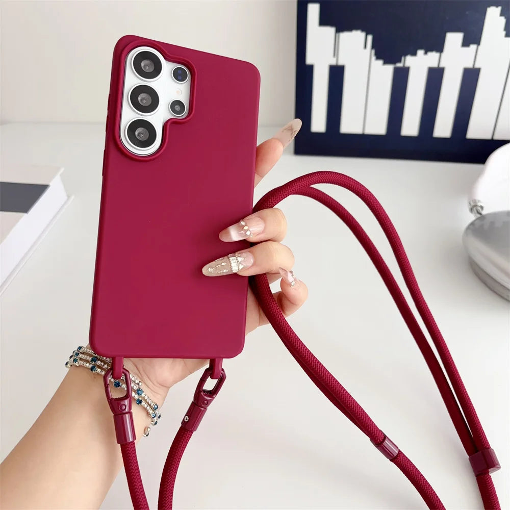 Crossbody Lanyard Phone Case for Samsung Galaxy