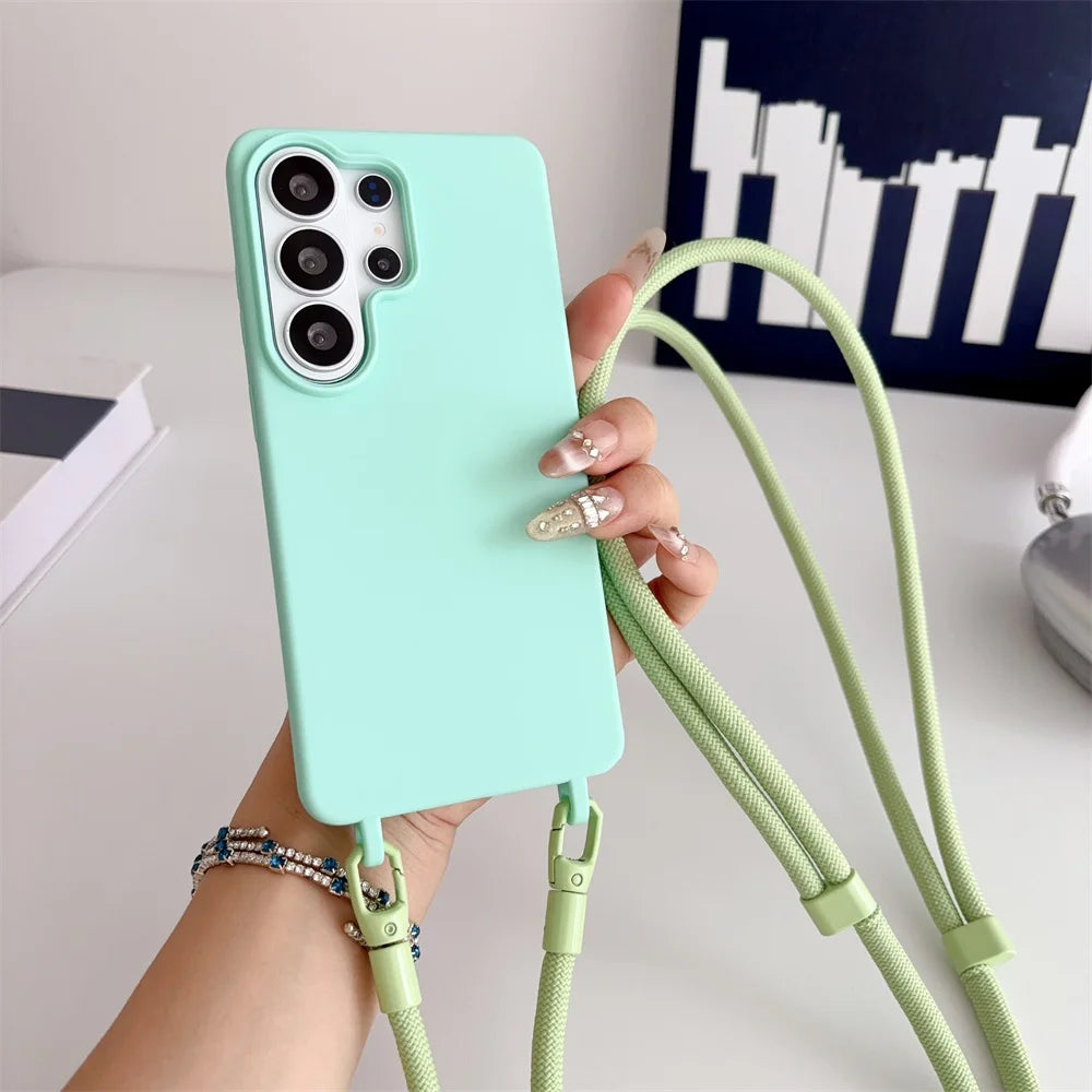 Crossbody Lanyard Phone Case for Samsung Galaxy