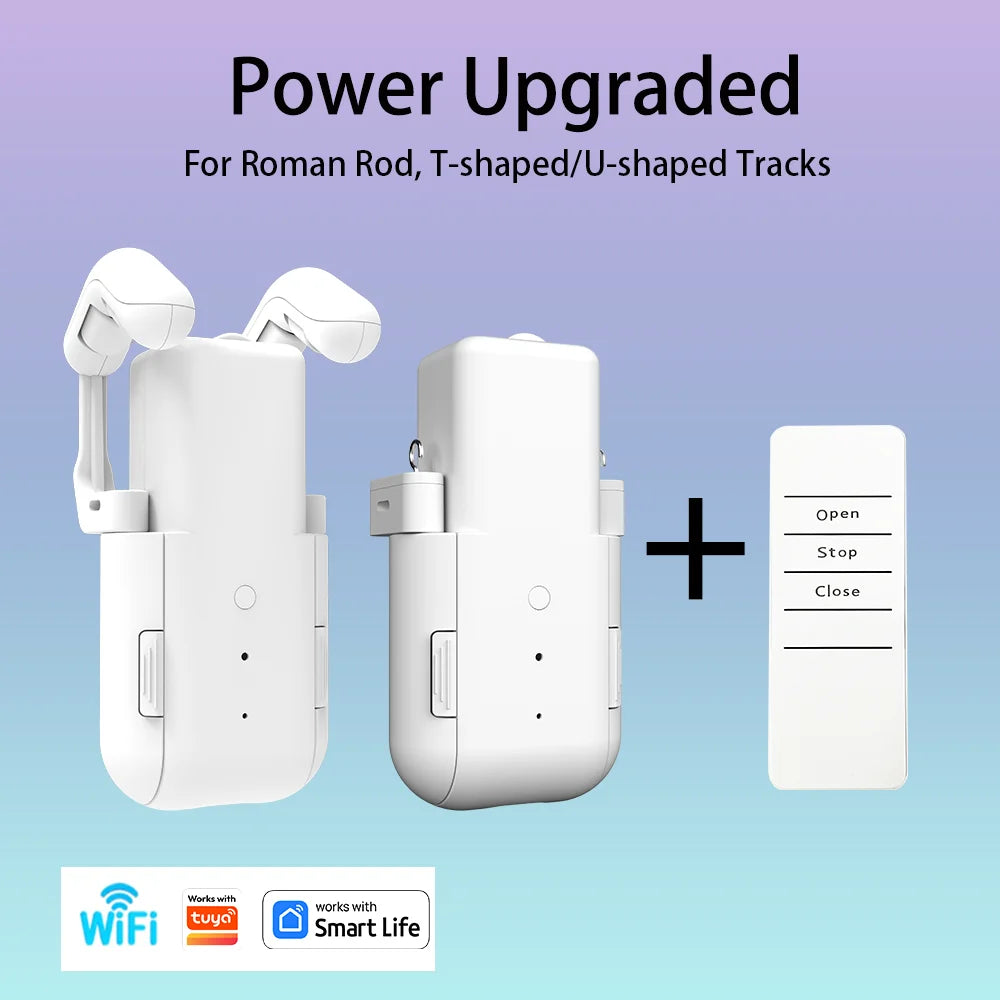 WiFi Smart Curtain Motor with App & Remote Control