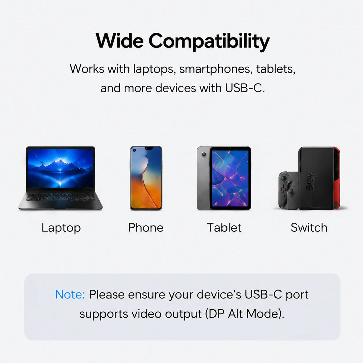 13.3-inch Portable Dual-Screen Monitor Extender with USB-C & HDMI