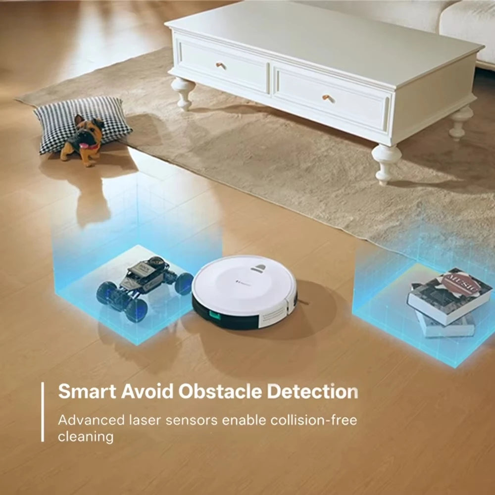 E6 App-Controlled Robot Vacuum Cleaner for Hotels (US Plug)