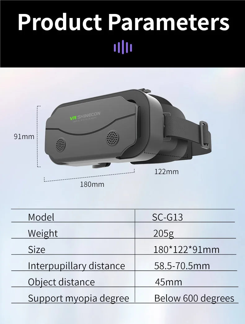 3D VR Headset for Smartphones