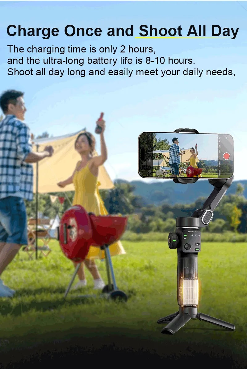 AOCHUAN AI Gimbal Stabilizer & Selfie Stick