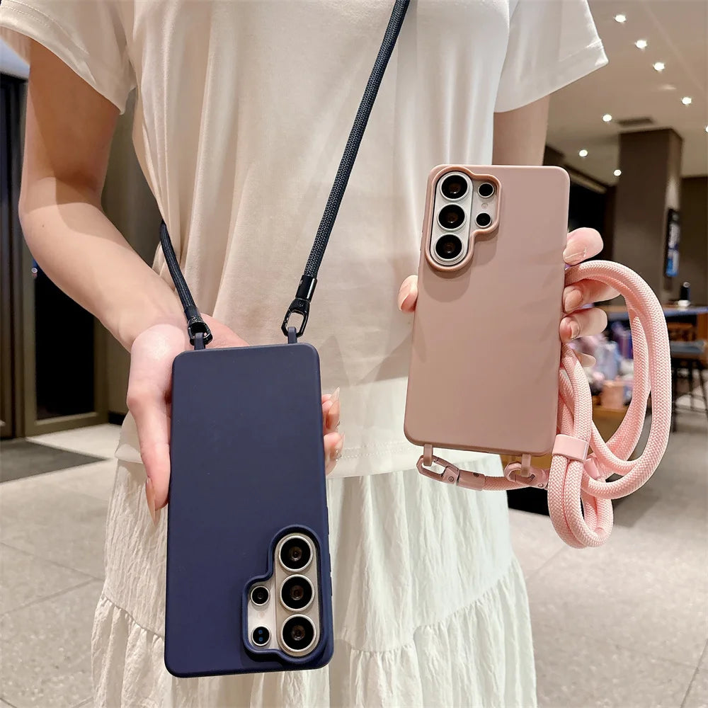 Crossbody Lanyard Phone Case for Samsung Galaxy