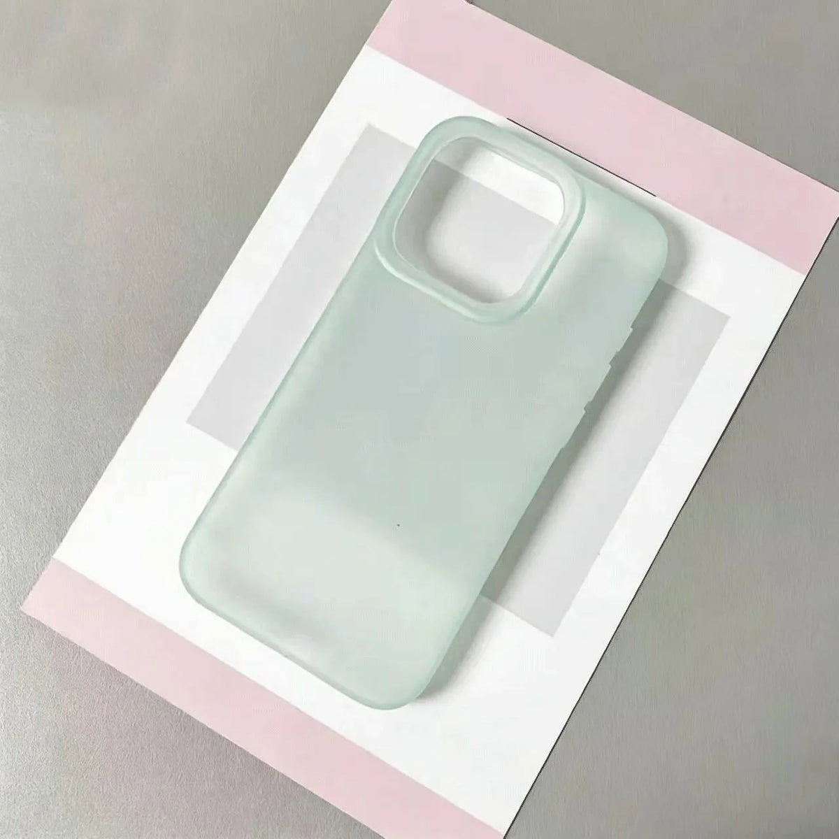 Ultra-Thin Semi-Transparent TPU Case for iPhone