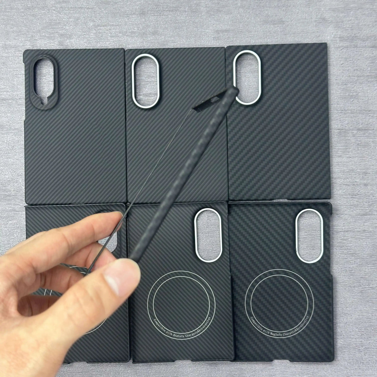 Ultra-Thin Aramid Carbon Fiber MagSafe Case for Samsung Galaxy Z Fold 8