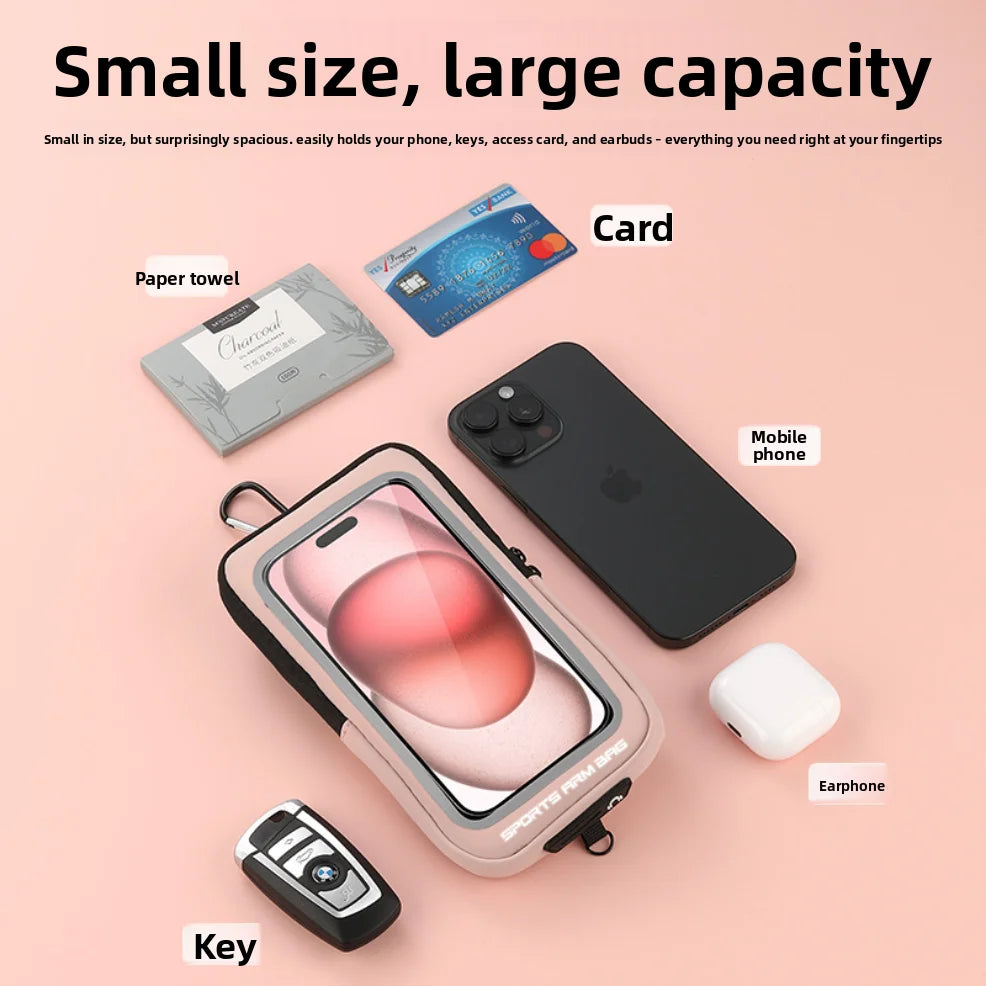 7-Inch Running Wrist & Arm Phone Bag