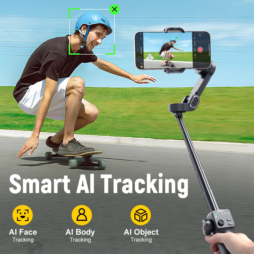 AOCHUAN AI Gimbal Stabilizer & Selfie Stick