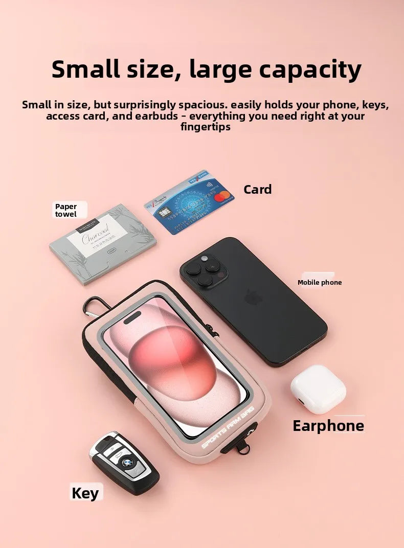 7-Inch Running Wrist & Arm Phone Bag