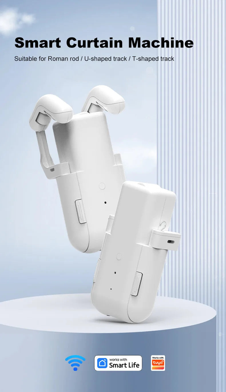 WiFi Smart Curtain Motor with App & Remote Control