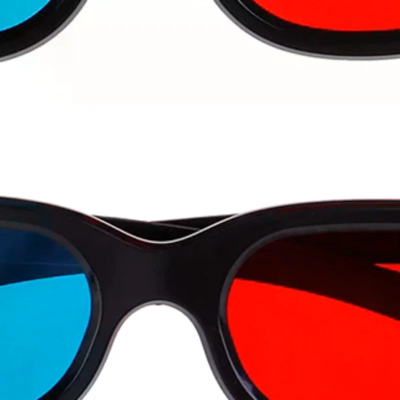 Universal Red & Blue 3D Anaglyph Glasses