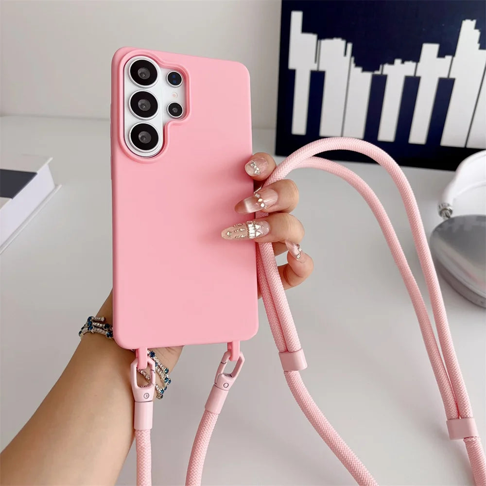 Crossbody Lanyard Phone Case for Samsung Galaxy