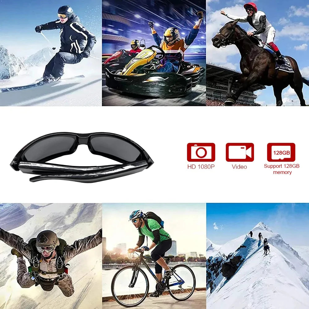 1080P HD Camera Sunglasses with Polarized Lenses